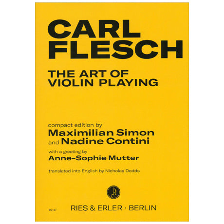 Flesch - The Art of Violin Playing Volumes 1 & 2 - Violin Book Ries ...