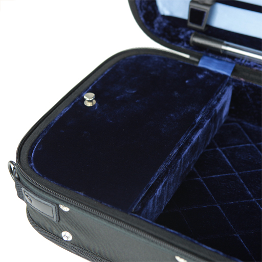 GEWA Liuteria Atlanta 2.6 Oblong Violin Case Black/Blue 4/4 - Special Order Only