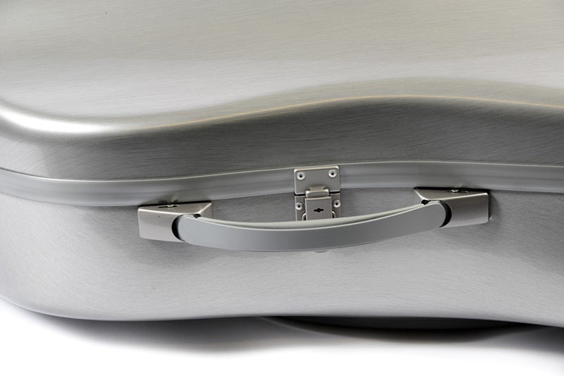 BAM La Defense Hightech Slim Cello Case Brushed Aluminium