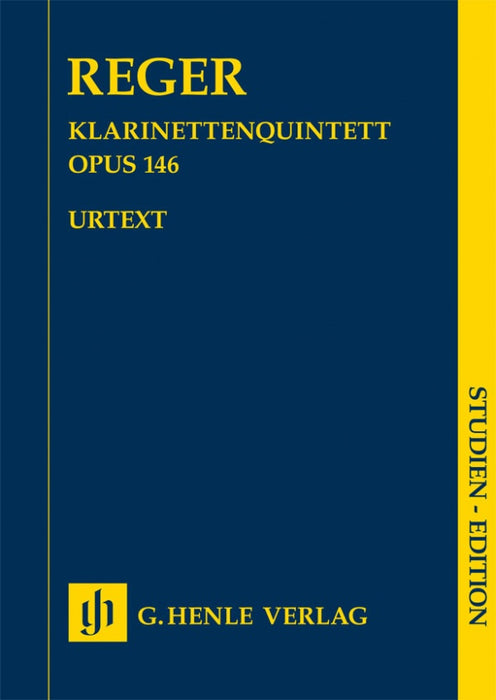 Clarinet Quintet Op 146 Study Score