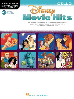 Disney Movie Hits - Cello/Audio Access Online Hal Leonard 841428