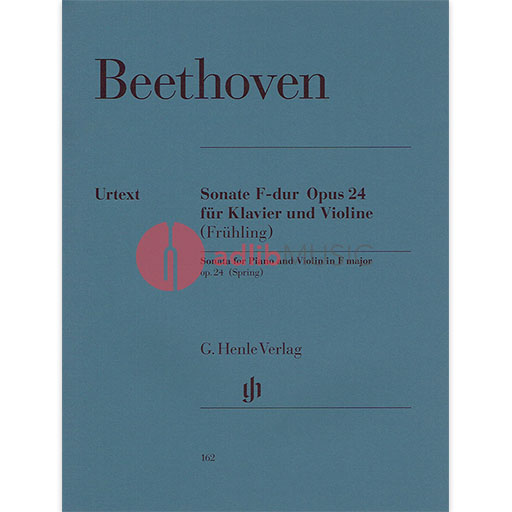 Beethoven - Sonata in Fmaj Op24 Spring - Violin/Piano Accompaniment edited by Rostal Henle HN162