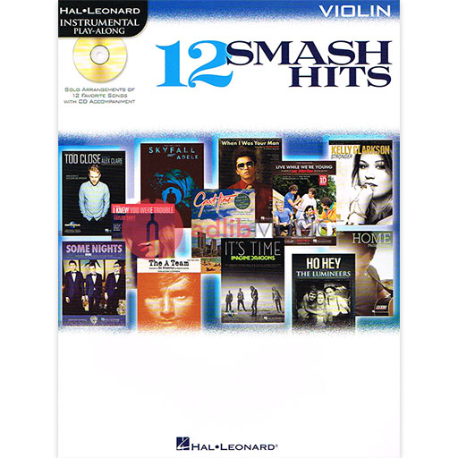 12 Smash Hits - Violin/CD Hal Leonard 119046