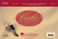 Carta Manuscript Paper No. 14 - Hal Leonard