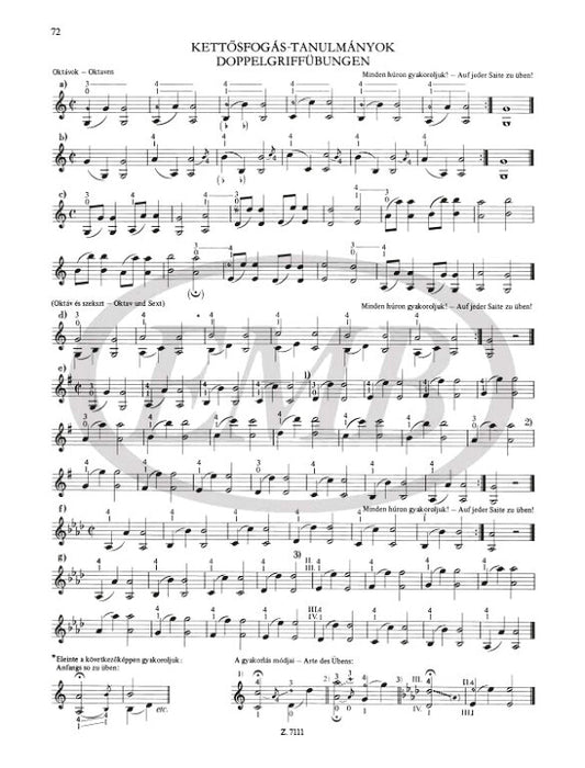 Denes - Violin Tutor Volumes 5-6 - Violin EMB Z7111