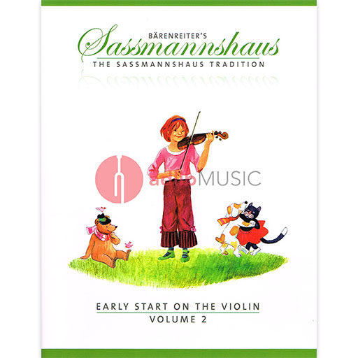Early Start on the Violin Book 2 - Violin by Sassmanshaus Barenreiter BA9677