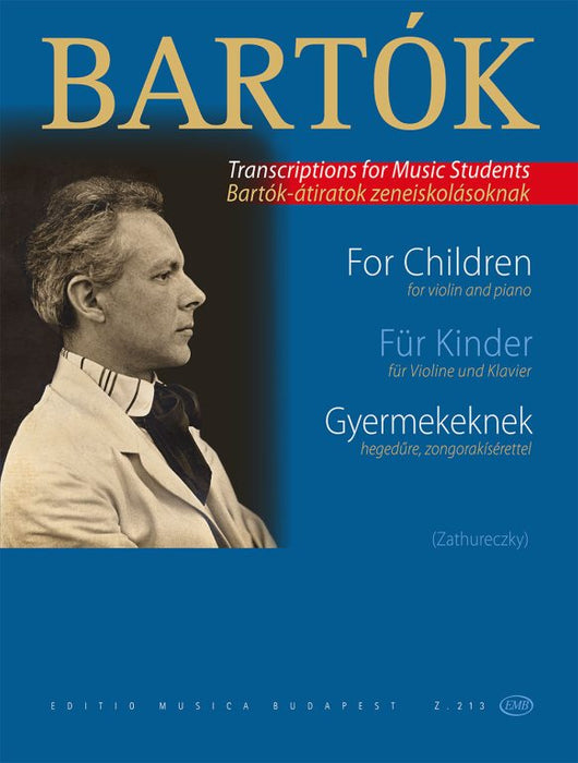 Bartok - For Children - Violin/Piano Accompaniment EMB Z213
