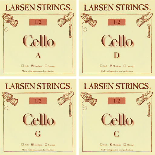 Larsen Cello String Set Medium 1/2