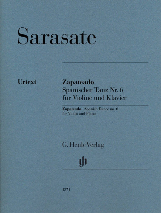 Sarasate - Zapateado Spanish Dance #6 - Violin/Piano Accompaniment Henle HN1371
