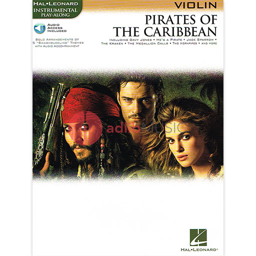 Pirates of the Caribbean - Violin/CD Hal Leonard 842190