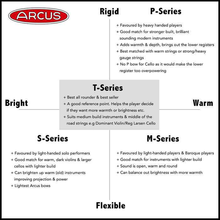 Arcus P9 Gold 585 Octagonal Violin Bow