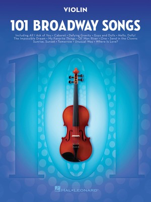 101 Broadway Songs - Violin Solo Hal Leonard 154206