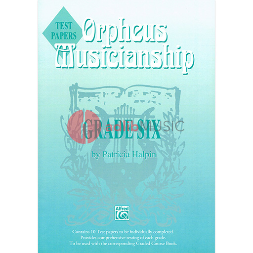 Orpheus Musicianship Test Papers Grade 6 OP5533
