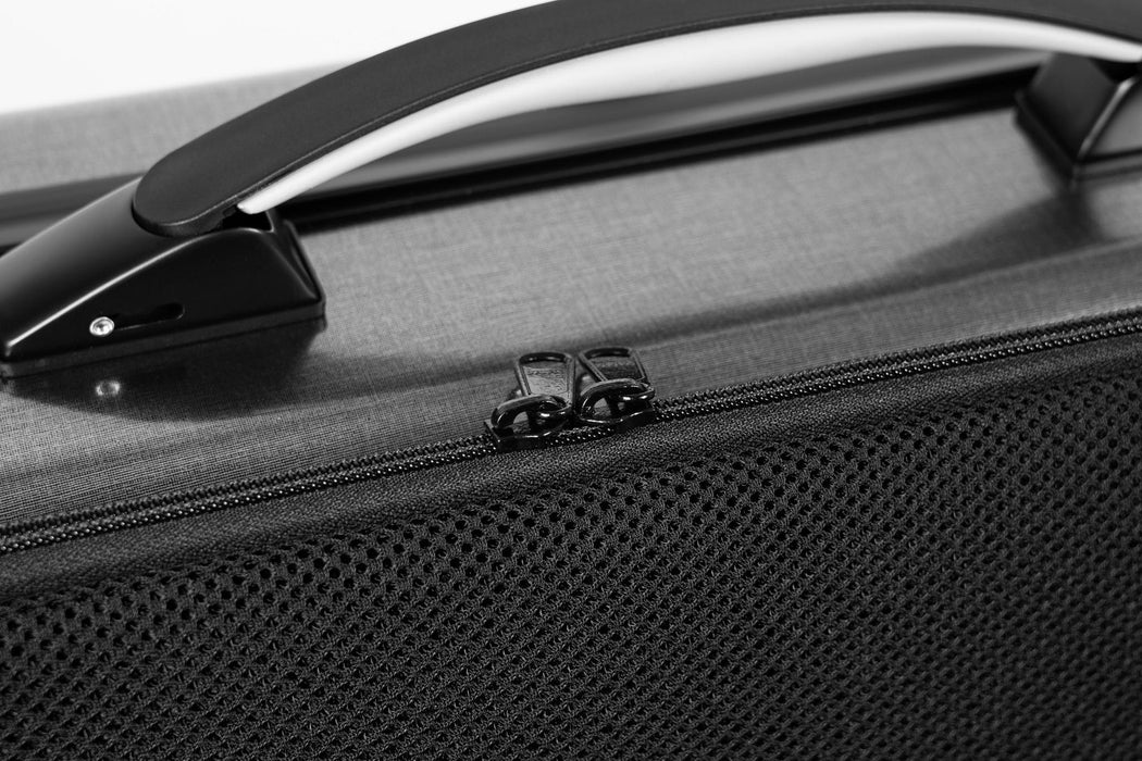 Violin Case - Bam Hightech Oblong with Back Pocket  - Tweed