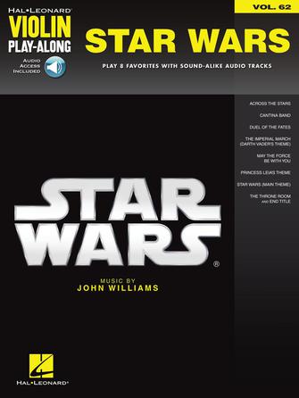Star Wars Volume 62 Violin Playalong - Violin/Audio Access Online Hal Leonard 157650