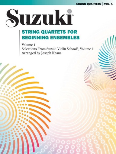 Suzuki String Quartets Beginner Ensemble Volume 1 - String Quartet 0281S