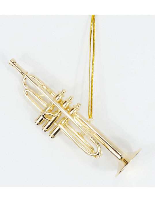 Christmas Decoration Gold Trumpet Ornament