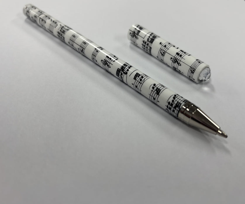 Deluxe White Pen w/ Music Score