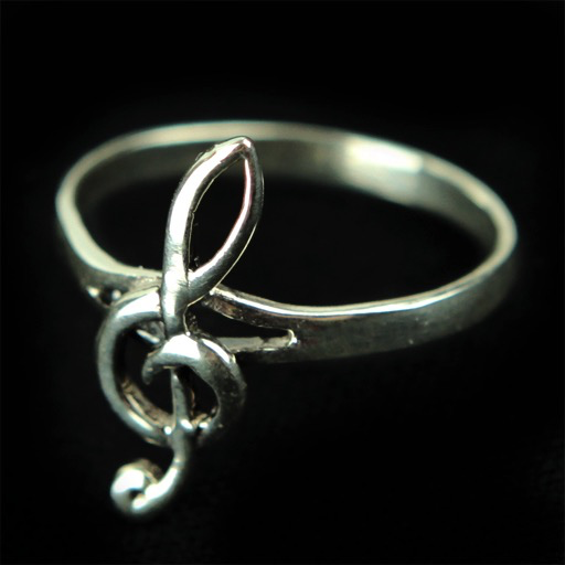 Music Note Love Heart Ring - Treble Clef Ring - Bass Clef Ring - Music  Teacher Appreciation Gift Ring Presents - Valentine Day | Wish