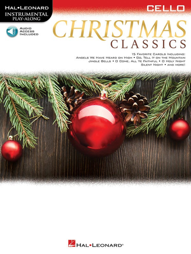 Christmas Classics Instrumental Play-Along - Cello/Audio Access Online Hal Leonard 182633