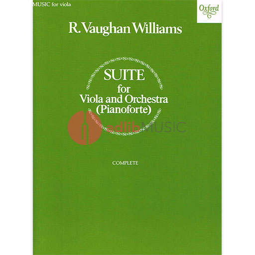 Vaughan-Williams - Suite - Viola/Piano Accompaniment Oxford 9780193694057