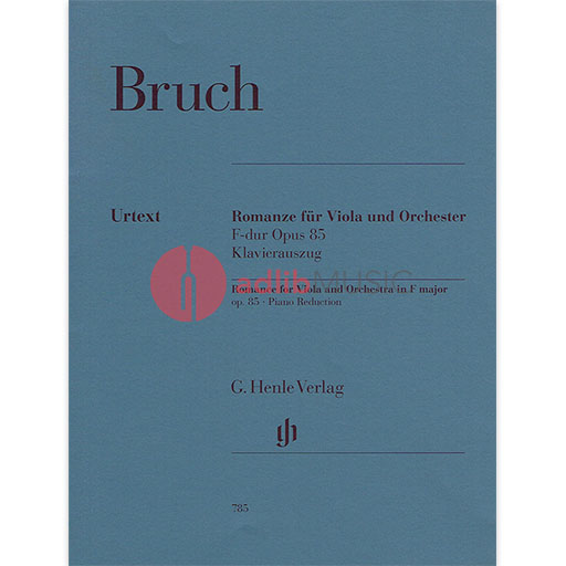 Bruch - Romance Op85 in Fmaj - Viola/Piano Accompaniment Henle HN785