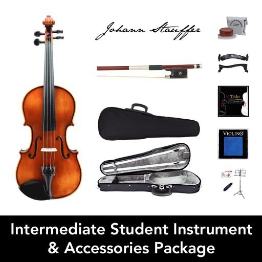 Intermediate Student Instrument and Accessories Package Violin 4/4