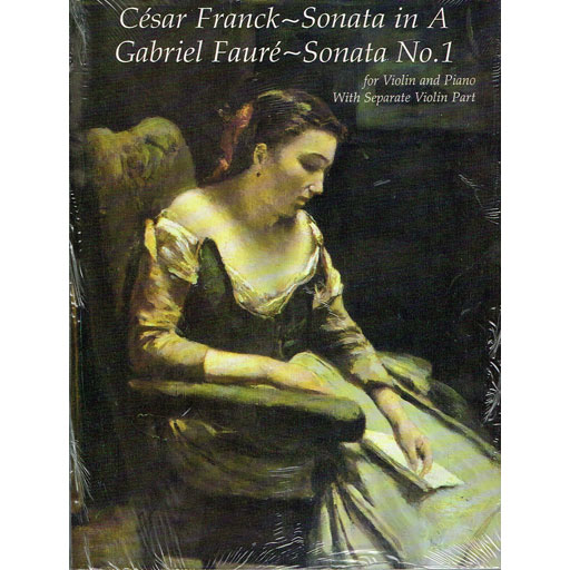 Franck - Sonata in Amaj & Faure - Sonata in Amaj - Violin/Piano Accompaniment Dover D29703-9