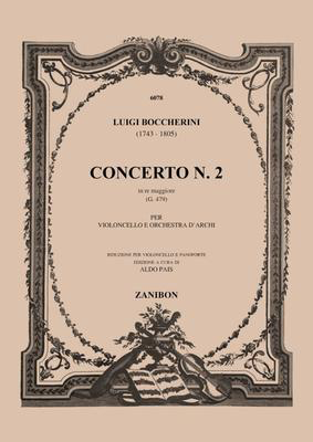 Concerto No. 2 in D major G.479 - Cello and Piano - Luigi Boccherini - Cello Zanibon