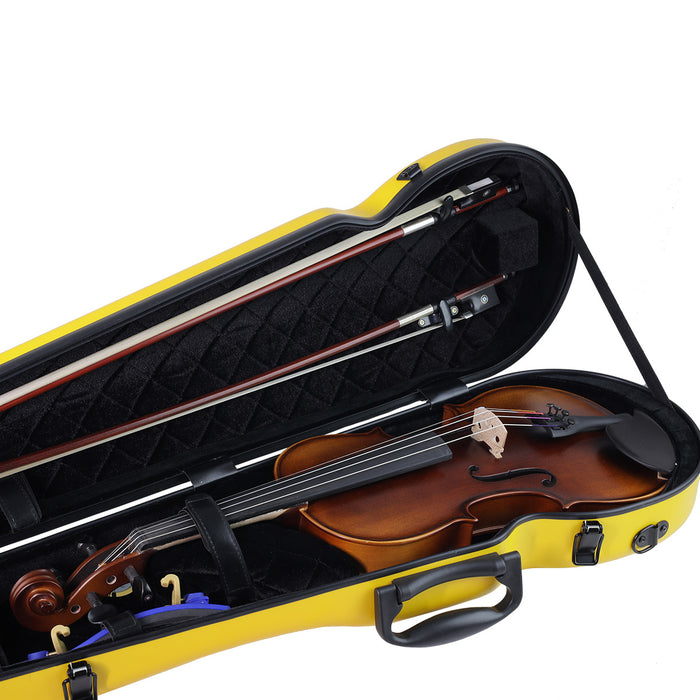 ART Shaped Violin Case 4/4-3/4 Canary Yellow