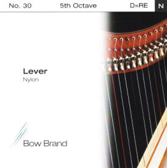 Bow Brand Nylon - Lever Harp String, Octave 5 D