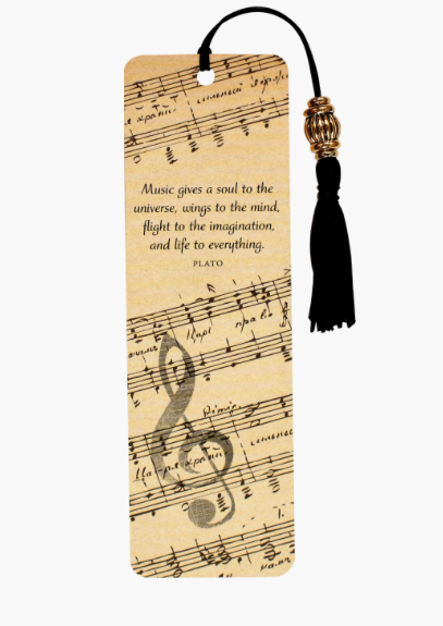 Music Beaded Bookmark