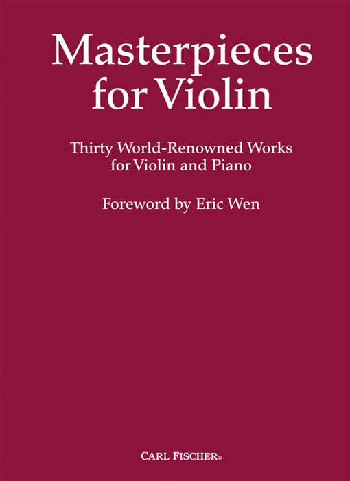 Masterpieces For Violin Violin/Piano