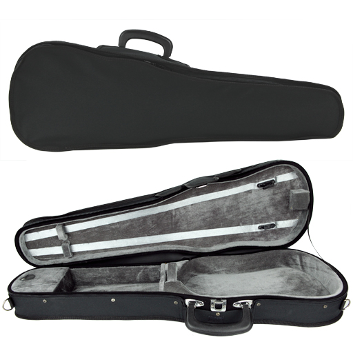SSC Shaped Violin Case Black 1/2