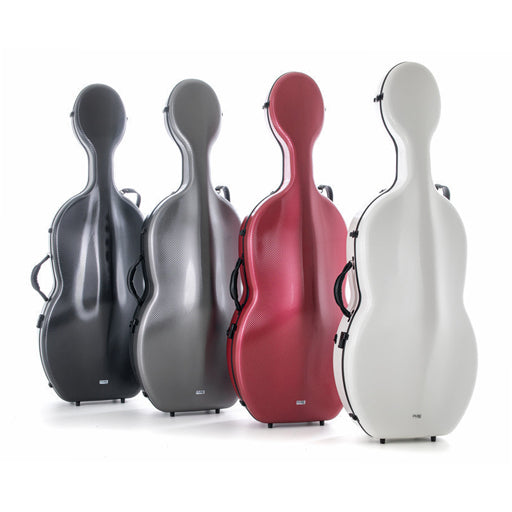 GEWA Pure Polycarbonate 4.8 Cello Case with Wheels Red 4/4