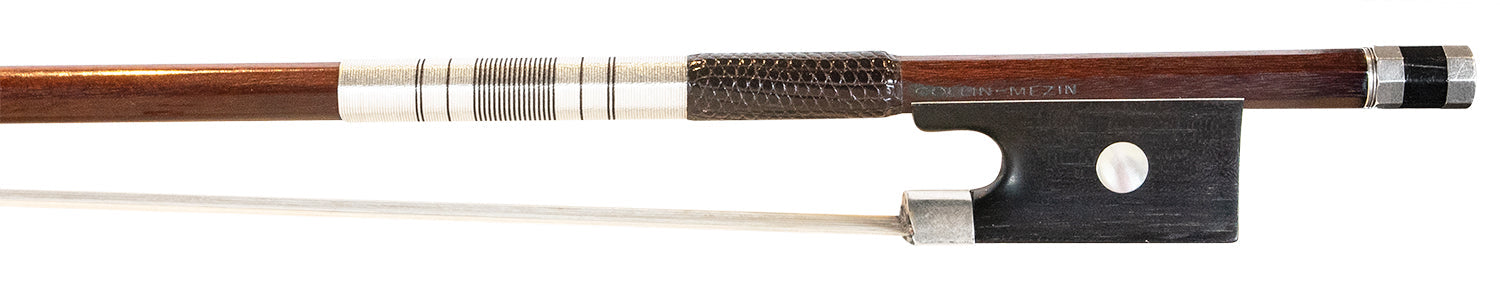 Stamped Collin-Mezin by Louis Morizot Freres Violin Bow France c.1945