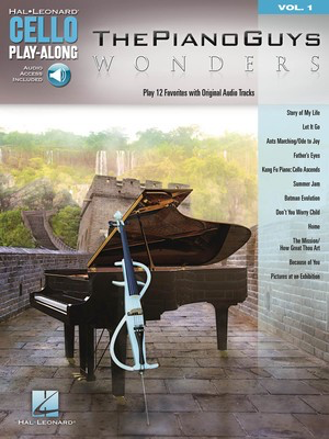 The Piano Guys - Wonders - Cello Play-Along Volume 1 - Cello Hal Leonard Sftcvr/Online Audio