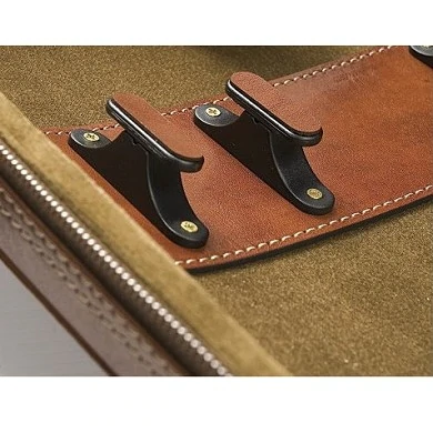 GL Cases Q1(V) Leather Violin Case Brown