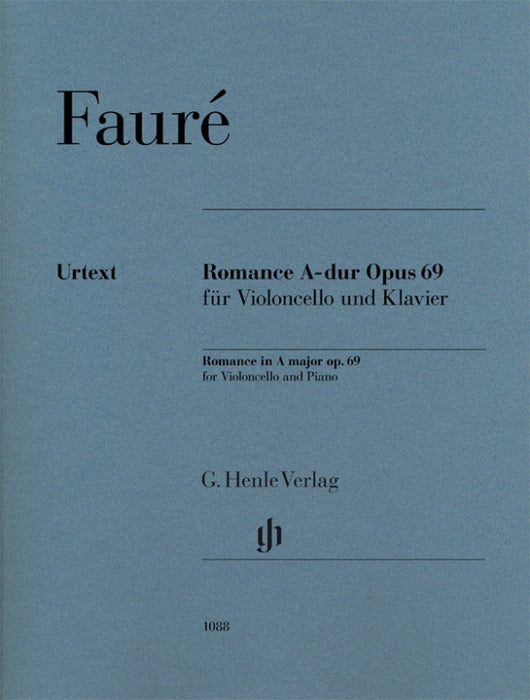 Faure - Romance in AMaj Op69 - Cello/Piano Accompaniment Henle HN1088