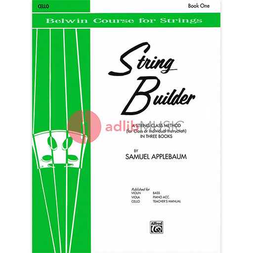 String Builder Book 1 - Cello EL01546