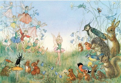 Greeting Card - The Flower Ballet