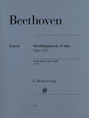 String Quartet Op. 135 F major - Ludwig van Beethoven - Viola|Cello|Violin G. Henle Verlag String Quartet Parts