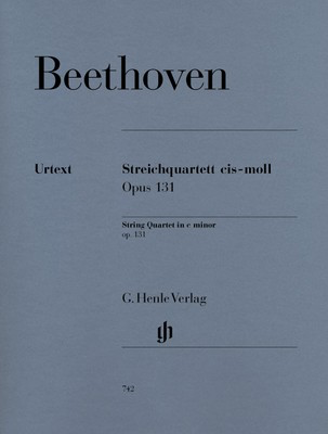 String Quartet Op. 131 C Sharp minor - Ludwig van Beethoven - Viola|Cello|Violin G. Henle Verlag String Quartet Parts