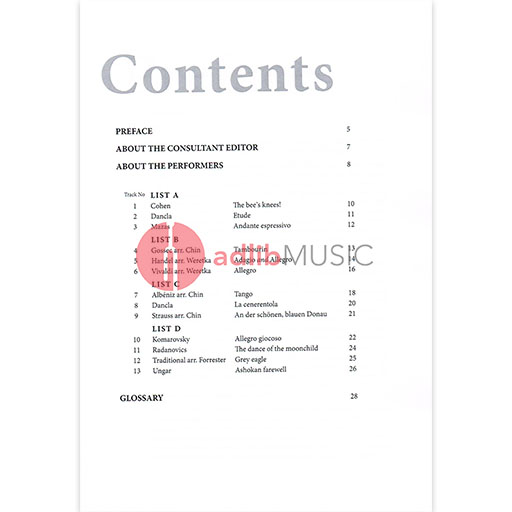 AMEB Violin Series 9 Grade 5 - Violin CD Recording & Handbook AMEB 1202728045