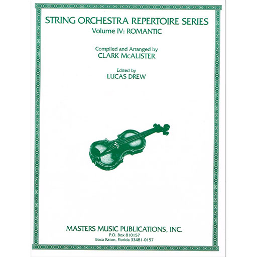 String Orchestra Repertoire Series Volume 4 Romantic - Score M2280SC