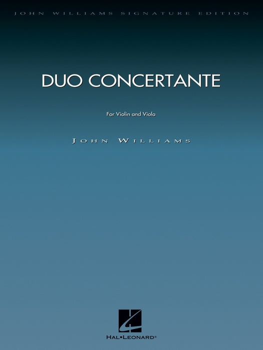 Williams John - Due Concertante - Violin/Viola Duet Hal Leonard 842217