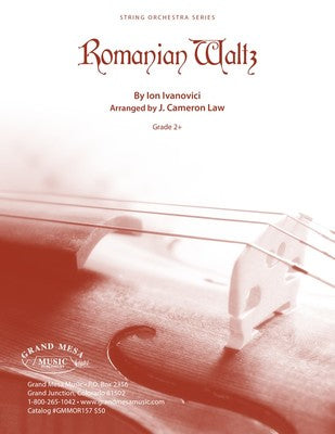 Ivanovici - Romanian Waltz - String Orchestra Grade 2+ Score/Parts arranged by Law Grand Mesa GMMOR157