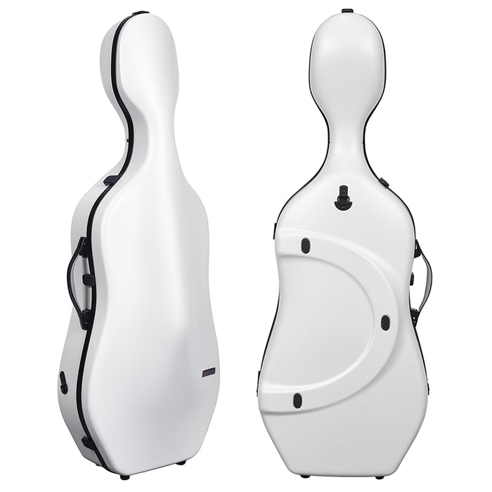 BAM Hightech Slim 3.8 Cello Case Pearl White 4/4