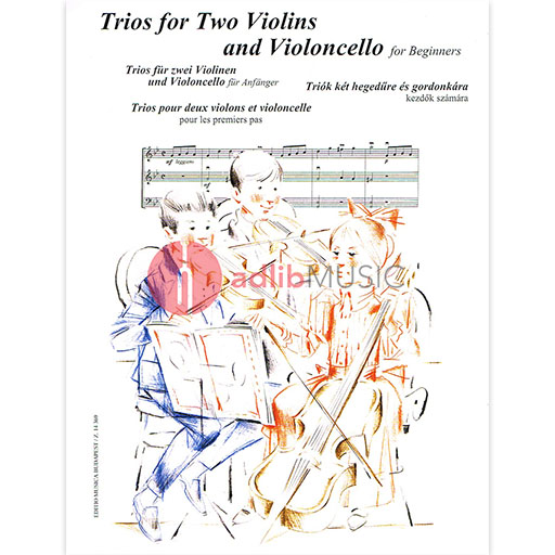 TRIOS FOR BEGINNERS FOR 2 VIOLINS AND CELLO - TRIOS - EMB