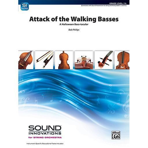 Phillips - Attack of the Walking Basses - - String Orchestra Grade 1.5 Score/Parts Alfred Publishing 47456